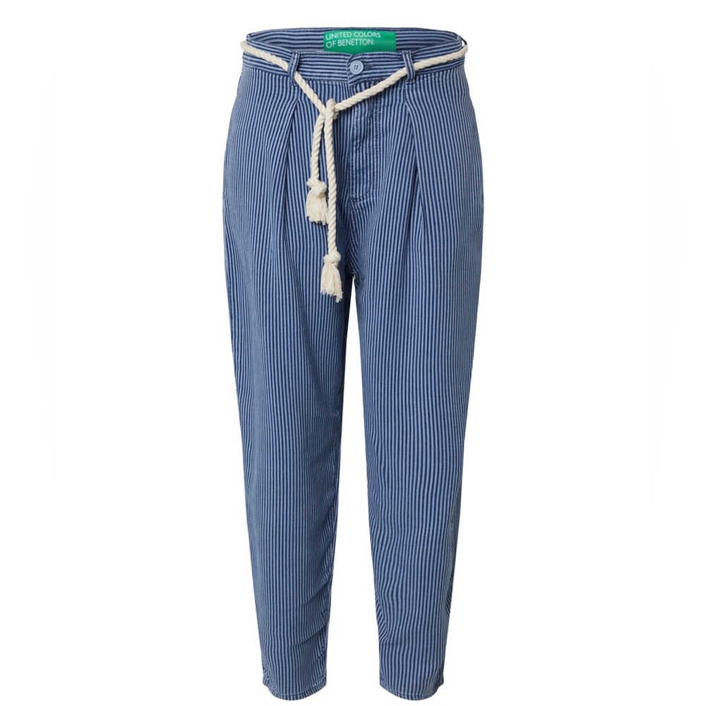 United Colors of Benetton Carrot Fit Striped Trousers - Picture 1 of 2